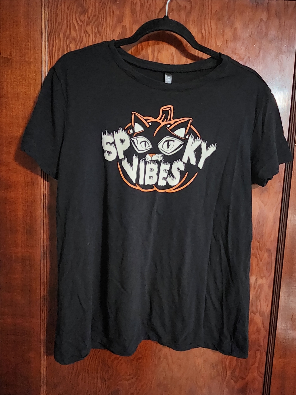 Torrid Sleep Spooky Vibes Halloween Pumpkin Cat Pajama Tee NWOT Size 0 / 12